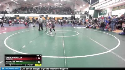 100 lbs Cons. Round 5 - Jarron Whaley, Fruitland vs Cash Knickerhm, Lewis & Clark