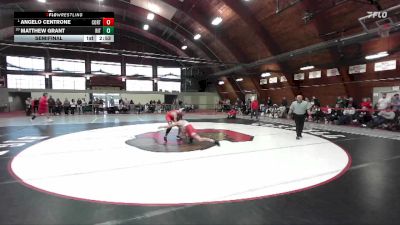 149 lbs Semifinal - Angelo Centrone, Cortland State vs Matthew Grant, RIT