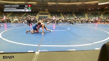 92 lbs Consi Of 32 #2 - Maddox Almaguer, Garden City Wrestling Club vs Landon Rowley, Topeka Blue Thunder