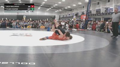 126 lbs 1st Place Match - Jack Wallukait, Sebolt Wrestling Academy vs Tyler Cooper, Michigan Premier