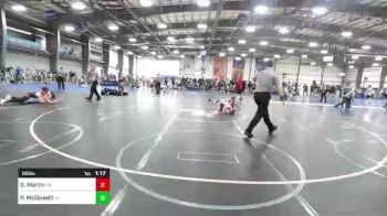 85 lbs Quarterfinal - Graydon Martin, VA vs Presley McDowell, NY