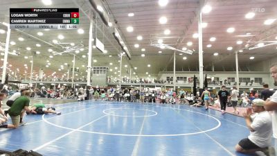 115 lbs Rr Rnd 2 - Logan Worth, Council Rock South - HSAm vs Camren Martinez, Emmaus - HSAm