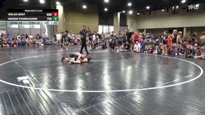 85 lbs Round 3 (6 Team) - Nolan Gray, North DeSoto Red WA vs Mason Steinhauser, The Factory Wrestling
