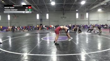 197 lbs Cons. Round 3 - Thomas Tempest, Westminster vs Nolen Yeary, Coe