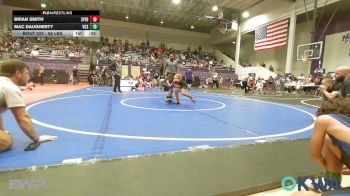 58 lbs Consolation - Brian Smith, Sperry Wrestling Club vs Mac Daugherty, Victory Christian School