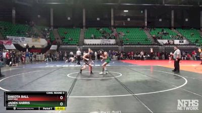 132 lbs Cons. Round 3 - Dakota Ball, West End vs Jaden Harris, Ashville