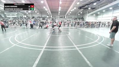132 lbs Consi Of 16 #1 - Olivia Hopkins, CT vs Josephine McQuillan, GA