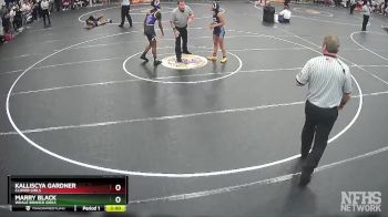 Girls 125 lbs Quarterfinal - Marry Black, Whale Branch Girls vs Kalliscya Gardner, Clover Girls