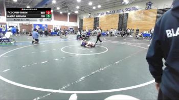 106 lbs Champ. Round 2 - Mateo Arriaga, Tokay vs Cooper Green, Mountain View (Mesa) High School