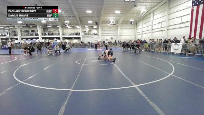 124 lbs Round Of 16 - Darius Travis, Belfast vs Zachary Schwartz, Newtown