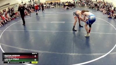 125 lbs Finals (8 Team) - Lincoln Steele, Idaho vs Paxton Morgan, Nebraska Blue