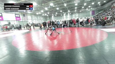 67 lbs Quarters - Kayceon O'Bannon, FordDynastyWrestlingClub vs Jaime Almaguer, Victory Wrestling-Central WA