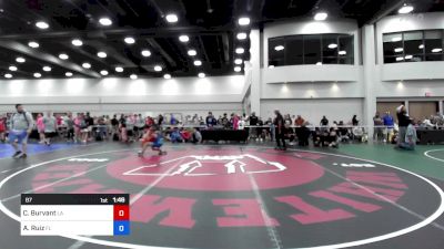 87 lbs 1/4 Final - Christian Burvant, La vs Aiden Ruiz, Fl