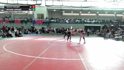190 lbs 5th Place - Rocco Paolino, Bristol Central vs Michael Capalbo, Griswold/Wheeler