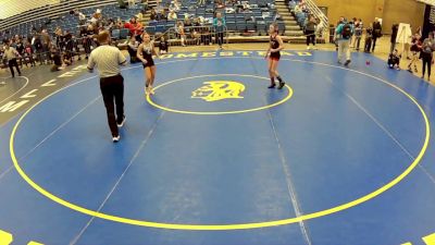 14U Girls - 75 lbs Champ. Round 3 - Julianna LaSavage, Ringers Wrestling Club vs Brielle Richardson, Central Kentucky Wrestling Club