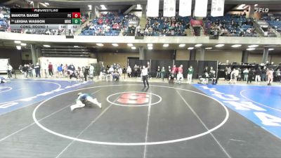125 lbs Cons. Round 1 - Leigha Wasson, Peoria (Richwoods) vs Makiya Baker, Prarie Central