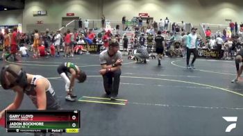 46 lbs Round 3 (6 Team) - Jadon Bockmore, Donahue WA vs Gary` Lloyd, BadBass Green