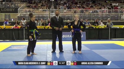 Abigail Allecia Cummings vs Maria Clara Medeiros B. C. Quint 2025 Pan Jiu Jitsu IBJJF Championship