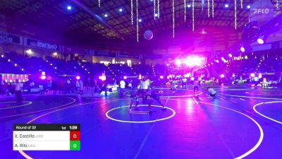 106 lbs Round Of 32 - Xavier Castillo, Juggernaut WC vs Aiden Ritz, Eaglecrest WC