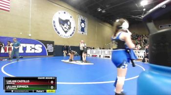 130 lbs Champ. Round 2 - Lillian Esparza, El Diamante vs Lailani Castillo, Monache