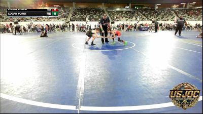 70 lbs Quarterfinal - Logan Ponce, Raw Wrestling Club vs Logan Forst, Predator Wrestling