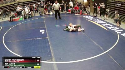 53 lbs Cons. Round 2 - Jex Curtis, Payson Lions Wrestling Club vs Cason McPherson, Delta Wrestling Club