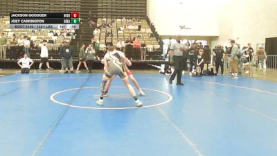 128-I lbs Consi Of 8 #2 - Jackson Goodger, Neshaminy vs Joey Carrington, Greater Norristown K-8