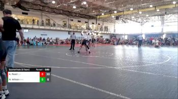 122 lbs Quarterfinals (8 Team) - Nevaeh Wilson, Beast Mode Green vs Ansley Reed, Carolina Cross-Face