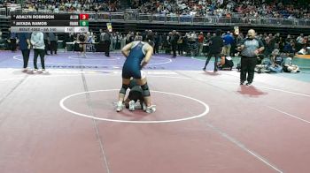 6A 140 lbs 3rd Place Match - Adalyn Robinson, Allen vs Jayada Ramos, El Paso Franklin