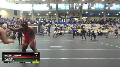 285 lbs 5th Place Match - Ty Reyes, Landon School vs Maxwell Ohamuo, Calvert Hall College