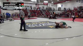 126 lbs 5th Place Match - Bentley Campbell-Healey, Dubuque Hempstead (JV) vs Vincent Hoppenjan, Wahlert, Dubuque