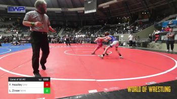 80 lbs Consi Of 32 #2 - Fletcher Headley, Greater Heights Wrestling vs Landon Zinser, Moyer Elite