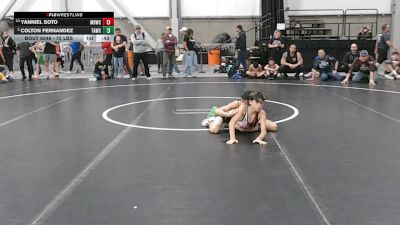 75 lbs Quarters - Yanniel Soto, Mat Demon Wrestling Club vs Colton Fernandez, Team Aggression Wrestling Club