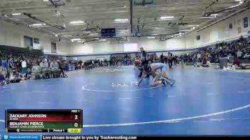 113 lbs Cons. Round 4 - Zackary Johnson, Blaine vs Benjamin Pierce, Chaska-Chan Stormhawks