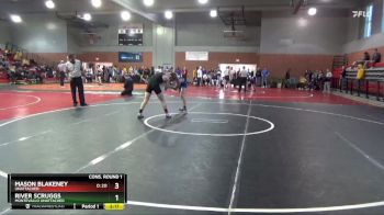 141 lbs Cons. Round 1 - River Scruggs, Montevallo Unattached vs Mason Blakeney, Unattached