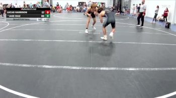 130 lbs Quarterfinal - Lucas Harrison, Este vs Jase Diaz, Northern DE Knights