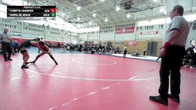 110 lbs Semifinal - Sofia De Jesus, Archie Williams High School vs Lynette Legados, Hayward