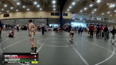 100 lbs Round 3 (8 Team) - Hal Rosenzweig, Junior Terps Xtreme vs Asher Cabral, Mat Assassins Red