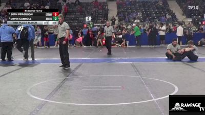 80 lbs Cons. Round 2 - Luke Wanklyn, Clay County vs Rudy Washburn, Hays WC