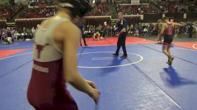 90 lbs Champ. Round 1 - Beaudi Shaeffer, Othello Wrestling Club vs Ames Heryford, Fort Benton Longhorn Wrestling