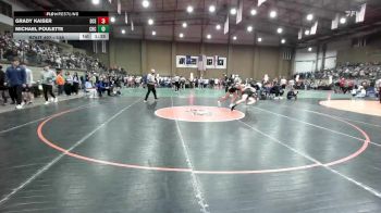 138 lbs Champ. Round 2 - Grady Kaiser, Deer Creek vs Michael Poulette, Christian Brothers College