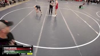 144 lbs Quarterfinal - Tyson Newman, MN Elite Wrestling Club vs Creed Mursu, Northwest Wrestling Club