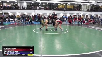 138 lbs Cons. Round 2 - Samantha Chaon, Northern Michigan University vs Madison Cook, Carthage College