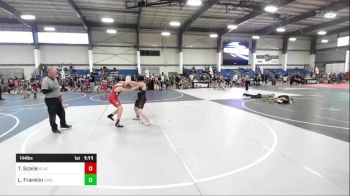 144 lbs Rr Rnd 3 - Treyson Scaile, BlackCat WC vs Liam Franklin, Crismon HS