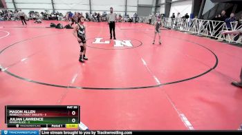 56 lbs Rd# 9- 2:15pm Saturday Final Pool - Julian Lawrence, Minion Black vs Mason Allen, Minnesota Funky Singlets
