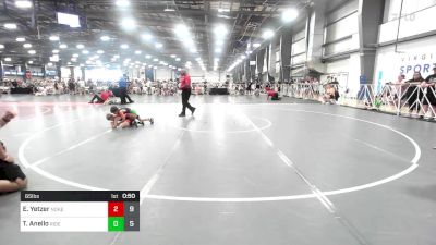 65 lbs Rr Rnd 2 - Ethan Yetzer, Noke Wrestling RTC vs Tucker Anello, Ride Out Wrestling Club Blue