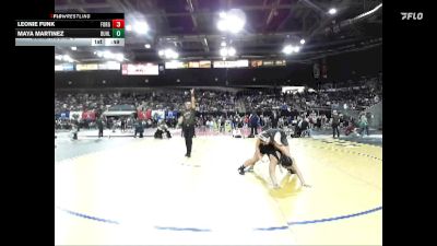 190 lbs Cons. Round 4 - Leonie Funk, Forest Grove vs Maya Martinez, Buhl