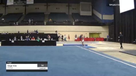 Gage Kile - Floor, Emerge - 2021 USA Gymnastics Development Program National Championships