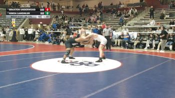 6A 175 lbs Cons. Semi - Kimoa Langinlur, Har-Ber vs Braxton Underwood, Cabot
