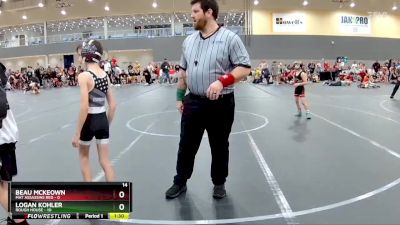 56 lbs Round 1 - Logan Kohler, Rough House vs Beau McKeown, Mat Assassins Red